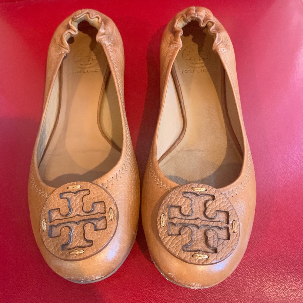 Tory Burch Flats 6.5 Brown/Tan